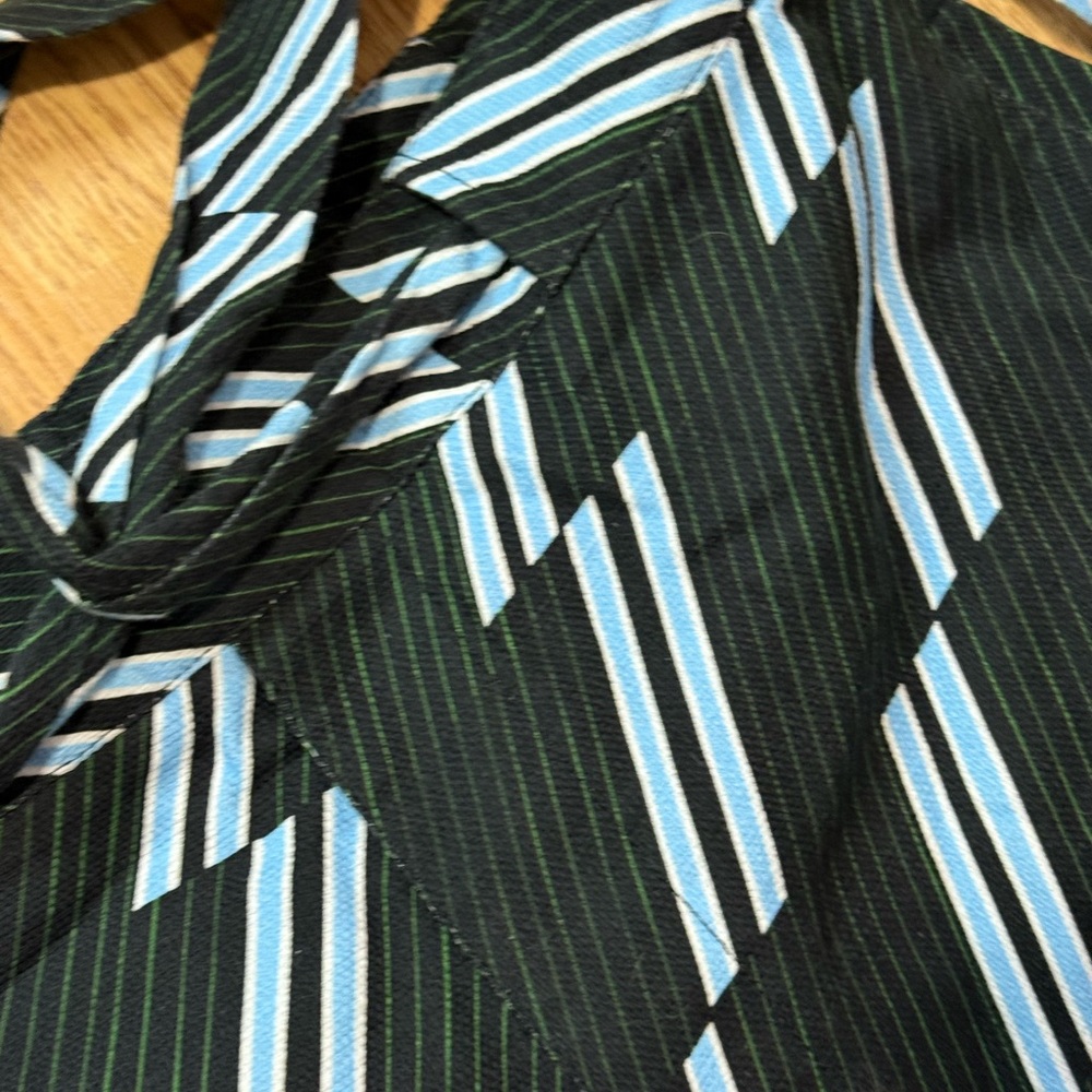 MSGM Black and Blue Zigzag Skirt - Picture 6 of 13